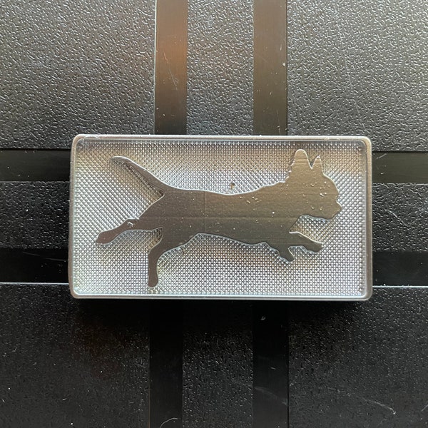 Chihuahua Freedom Badge. Running dog emblem for your car, dog bowl, bed, or anywhere else you want freedom to ring! Small Dog Sticker