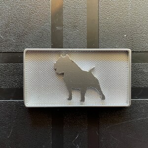 Pitbull Freedom Badge. Small Dog emblem for your car, dog bowl, bed, or anywhere else you want freedom to ring! Pitbull Dog Sticker