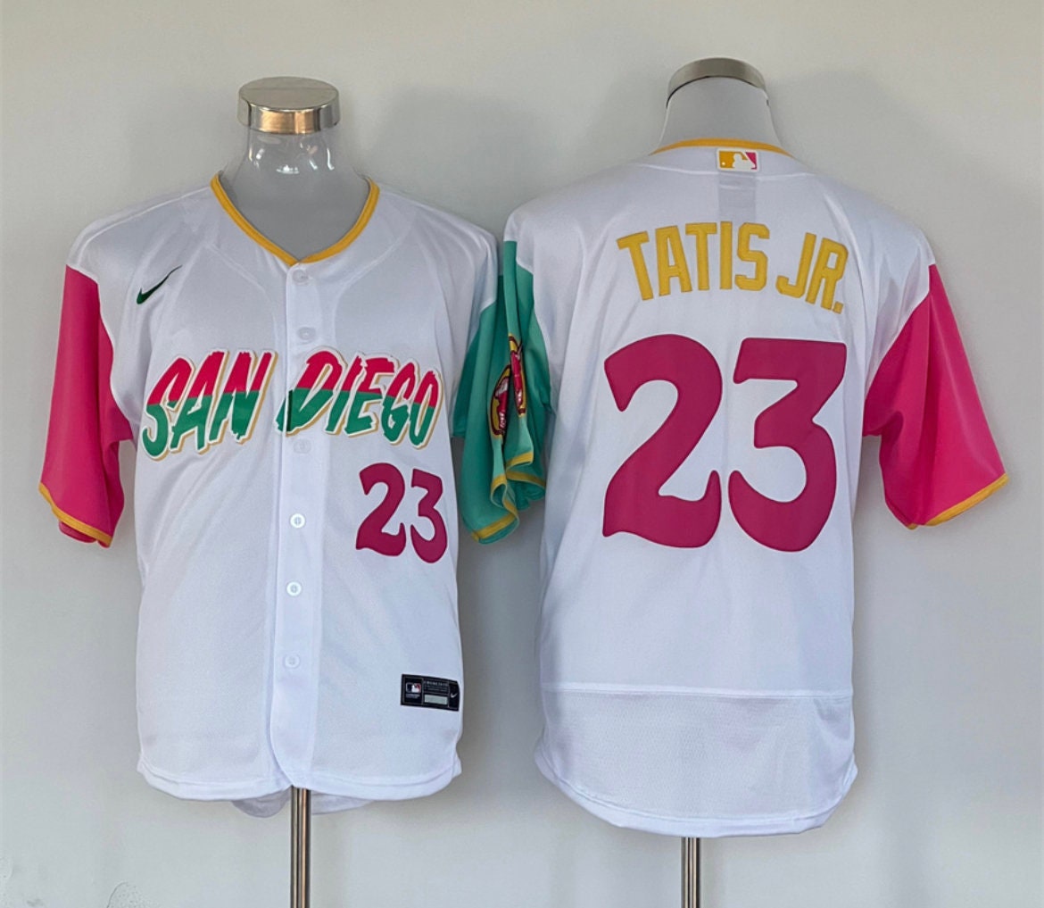 San Diego Padres Nike City Connect Jersey MLB SD Slam Pink Green