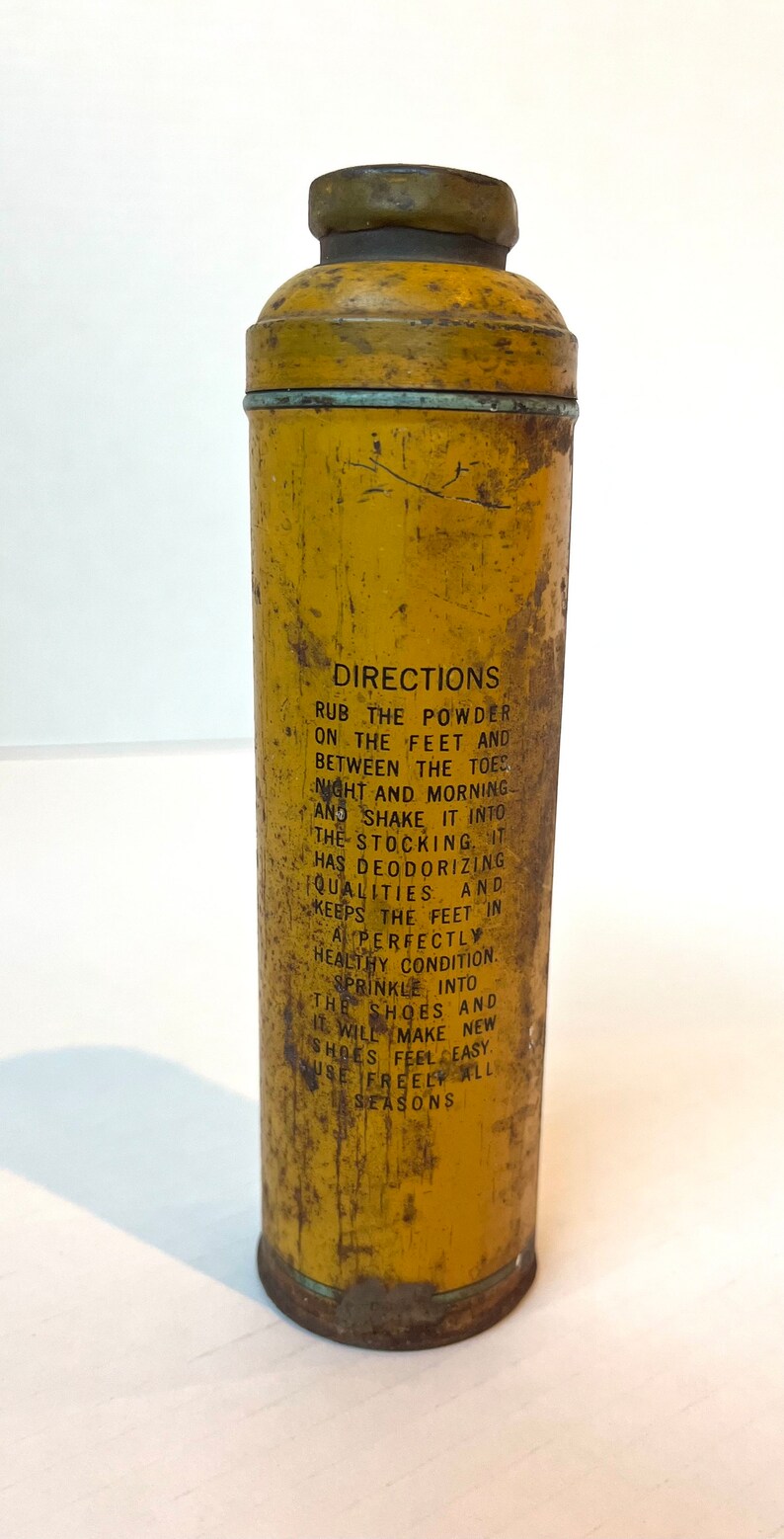 Antique Chippy Dr. Scholl’s Foot Powder Tin - Etsy