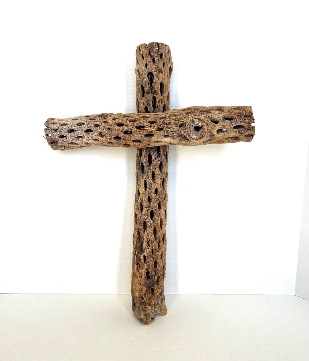 Handmade Arizona Jumping Cholla Wood Cross Made by an Arizona Cowboy ...