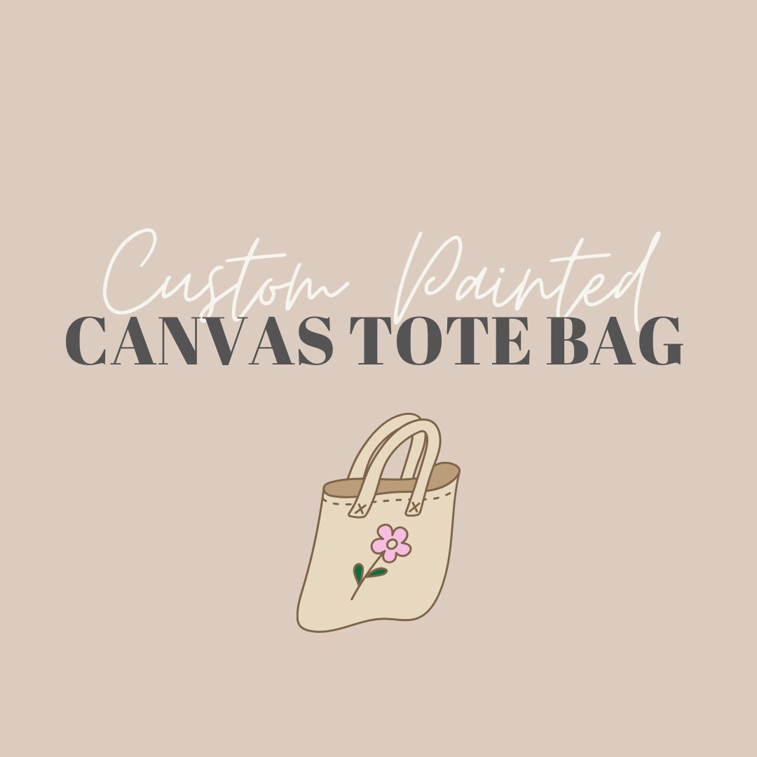 Painted Canvas Bag