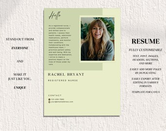 Sorority Resume Template With Photo Sorority Rush Resume Template CV Template Professional Resume Cover Letter Template Sorority Packet