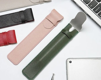 Apple-Stifttasche – schützende, tragbare Apple-Stifthülle, leichte zweifarbige Tasche, PU-Leder