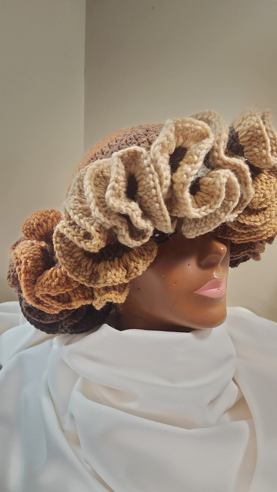 Crochet Ruffle Jacket Crochet Ruffle Hat (8) - Etsy