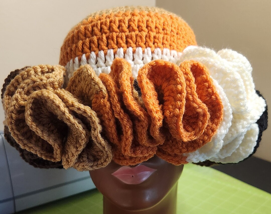 Crochet Different Ruffle Hat Crochet Ruffle Hat (2) - Etsy