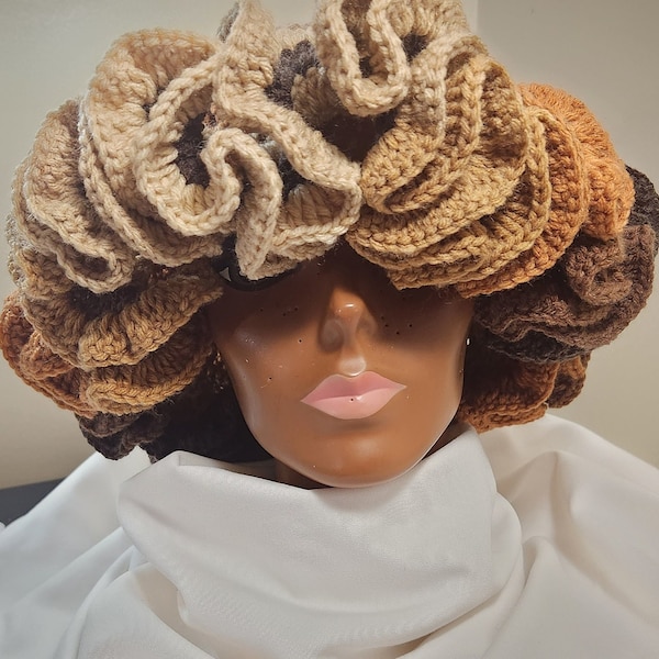Crochet Ruffle Hat (8)