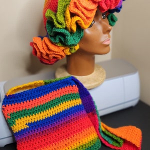 Crochet Hat & Crossbody Set