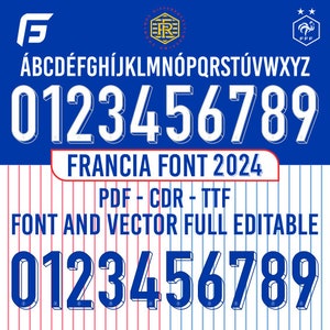 France Font 2024 EURO CUP VECTOR pdf, ttf, cdr