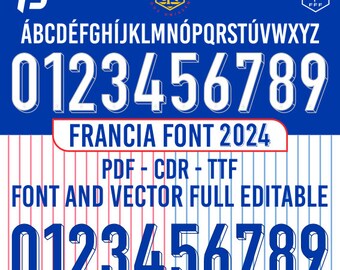 France Police 2024 EURO CUP VECTOR pdf, ttf, cdr