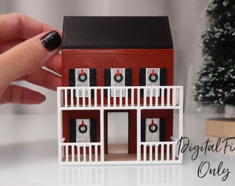 1/144 Scale Miniature Dollhouse- Digital STL File