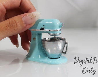 Miniature Stand Mixer - Digital STL File | Digital Download