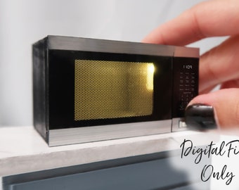 1/12 Scale Miniature Microwave - Digital File