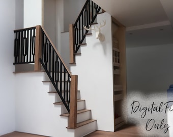 Balcone E Ringhiera IVY - Miniatura Per Casa Delle Bambole 1:12 - Foto 4