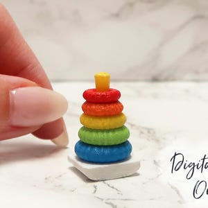 1/12 Miniatur Stacker Spielzeug - Digitale STL-Datei