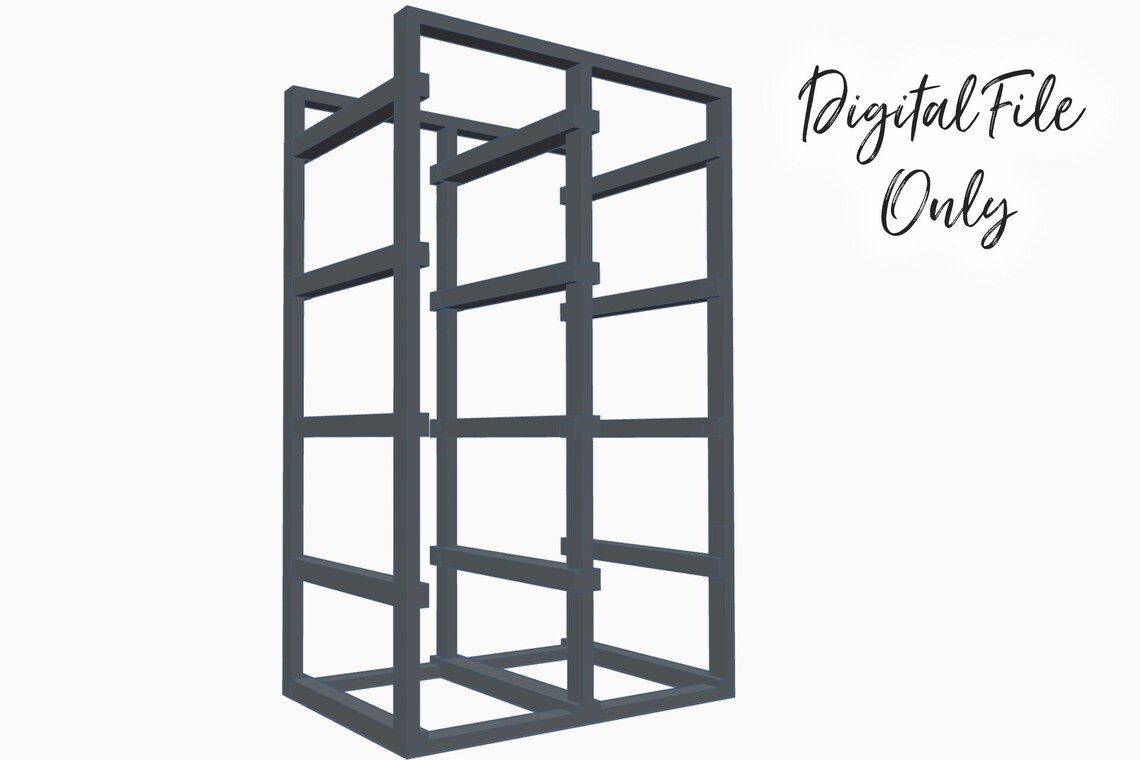 Ups Rack Miniatures 1/12 Scale Miniature Rack for Storage Bins - Digital STL File - Etsy