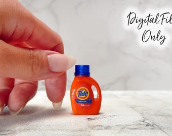 1/12 Scale Miniature Laundry Detergent - Digital STL File