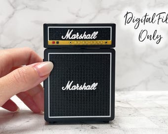 1/12 Scale Miniature Guitar Amp - Digital STL File