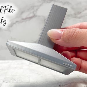 1/12 Scale Miniature Modern Vent Hood - Digital File
