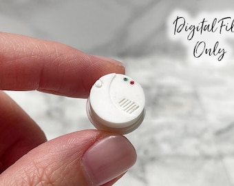 1/12 Scale Miniature Smoke Detector - Digital STL File
