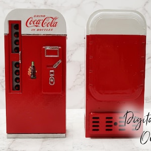 1/12 Scale Miniature Soda Vending Machine - Digital File