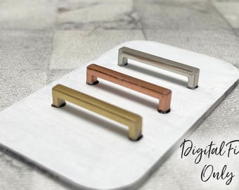 1/12 Scale Miniature Drawer Pull Bar- Digital File