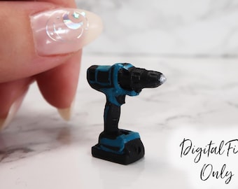 1/12 Scale Miniature Drill - Digital STL File