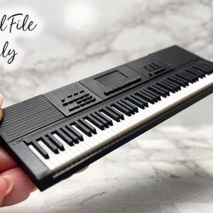 1/12 Scale Miniature Piano Keyboard - Digital File