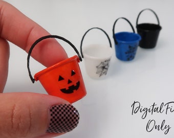 1/12 Scale Miniature Bucket- Digital STL File