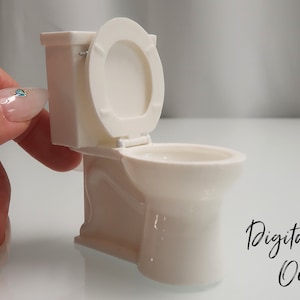1/12 Scale Miniature Toilette - Digitale STL Datei