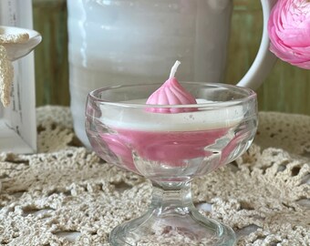 Birthday Candle Vintage Container-Cake Scent SOY Handmade in USA A Unique Gift