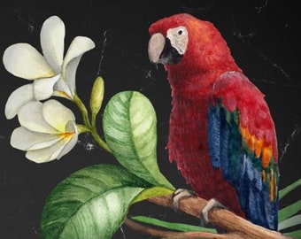 Loro - Papel de decoupage menta