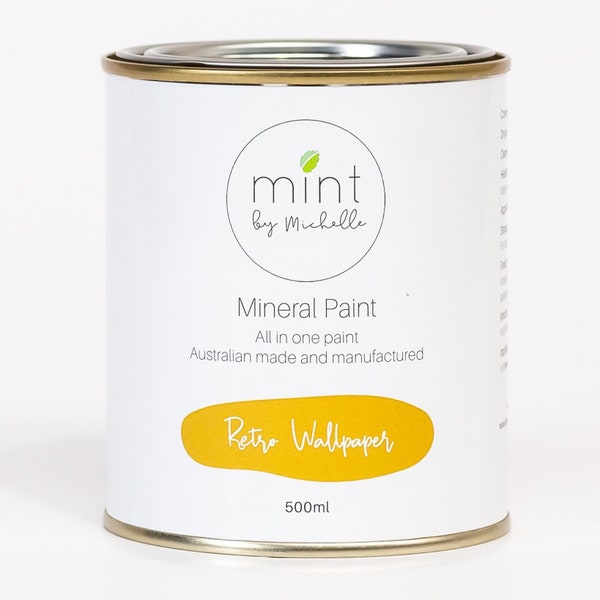 Retro Wallpaper Mint Mineral Paint