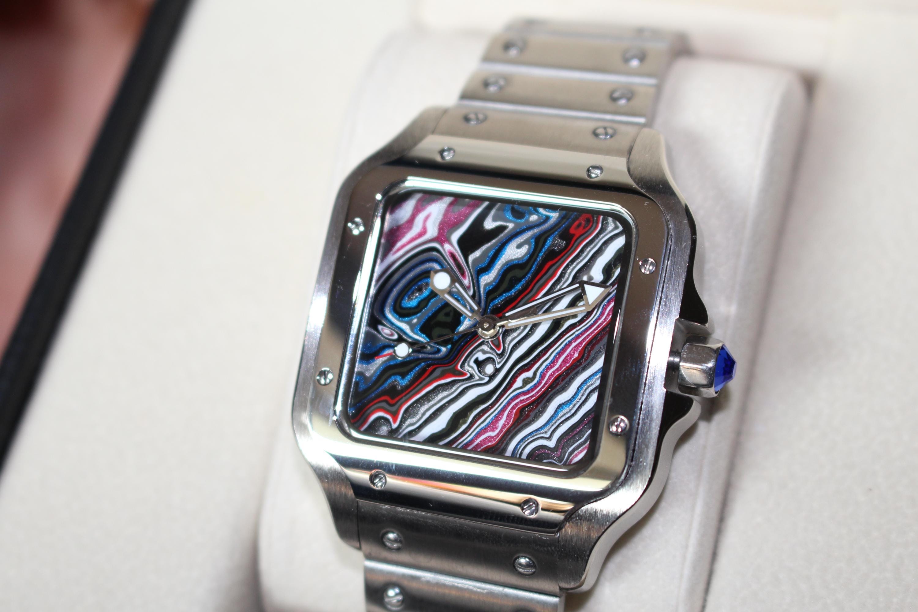 Seiko mod santos - Etsy 日本