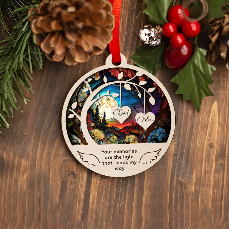 Personalized Sympathy Gift Memorial Suncatcher Sympathy Etsy