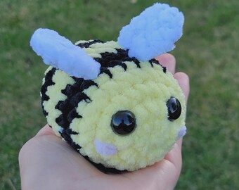 Handmade Crochet Bee Plush Stuffed Animal