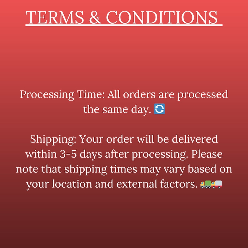 SHIPPING TERMS
