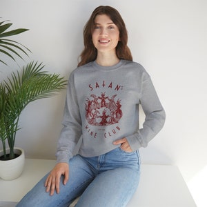 Satan&#39;s Wine Club | Unisex Heavy Blend™ Crewneck Sweatshirt