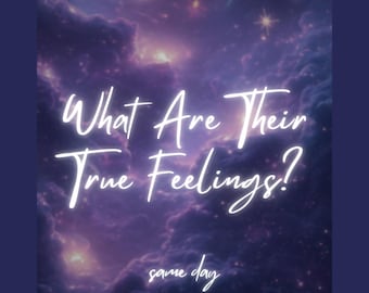 True Feelings Tarot Reading: Same Day Psychic Insight (Digital PDF)