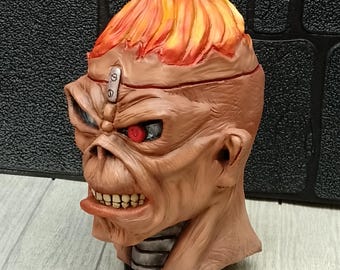 Iron Maiden Eddie Latex Mask, Seven Son, Handmade Cosplay Prop - Etsy