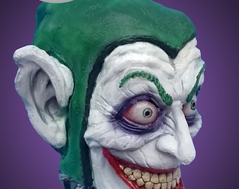 Handmade Latex Joker Mask, Collectible Display Mask, Cosplay