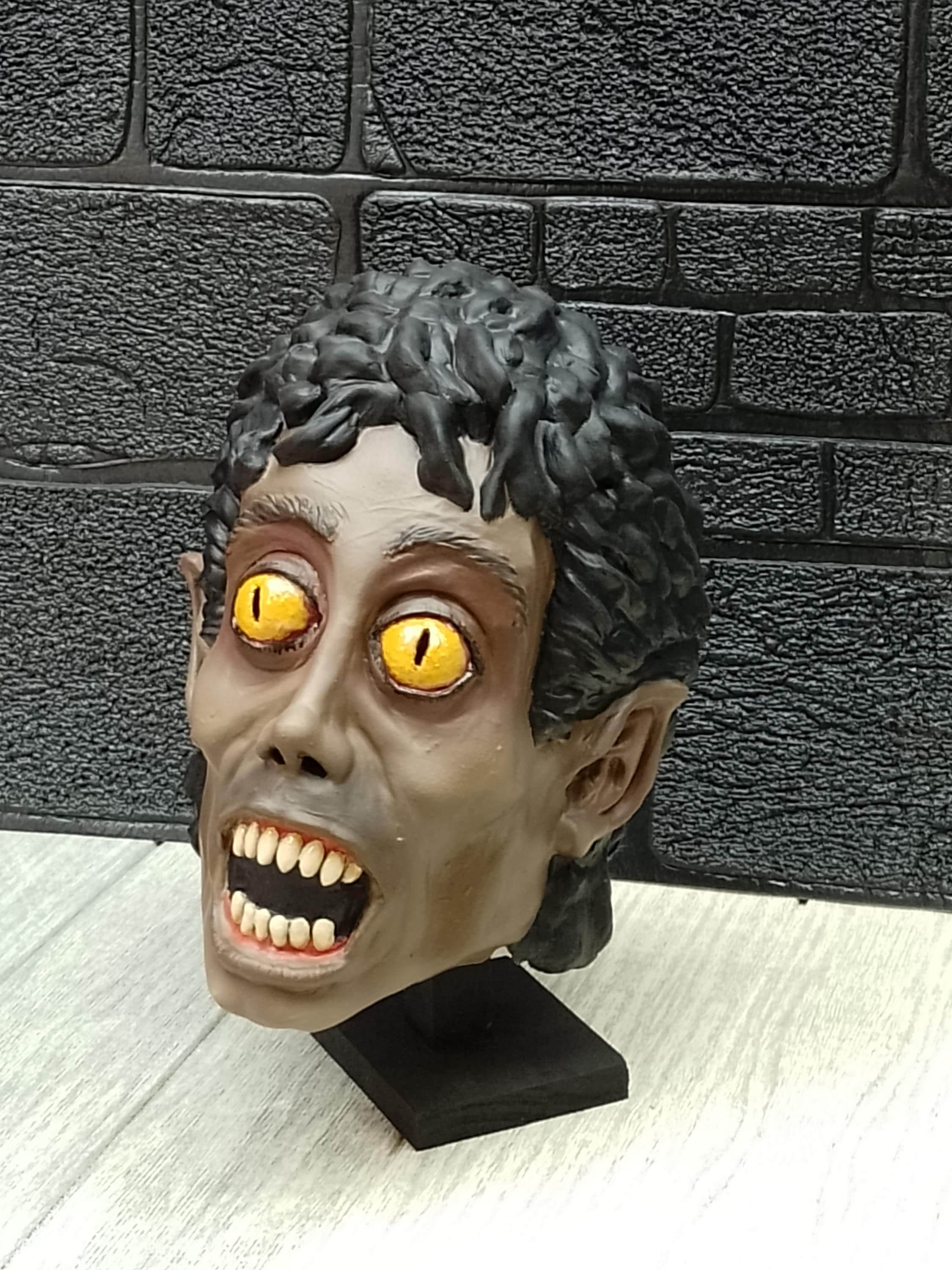 Handmade Michael Jackson Thriller Latex Mask, Cosplay Prop