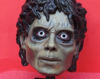 Michael Jackson/Thriller /Coleccionable Máscara de Látex Para Fiestas,Eventos, Cosplay/Teatros.Para exhibir.Muy Divertida! Gran Homenaje