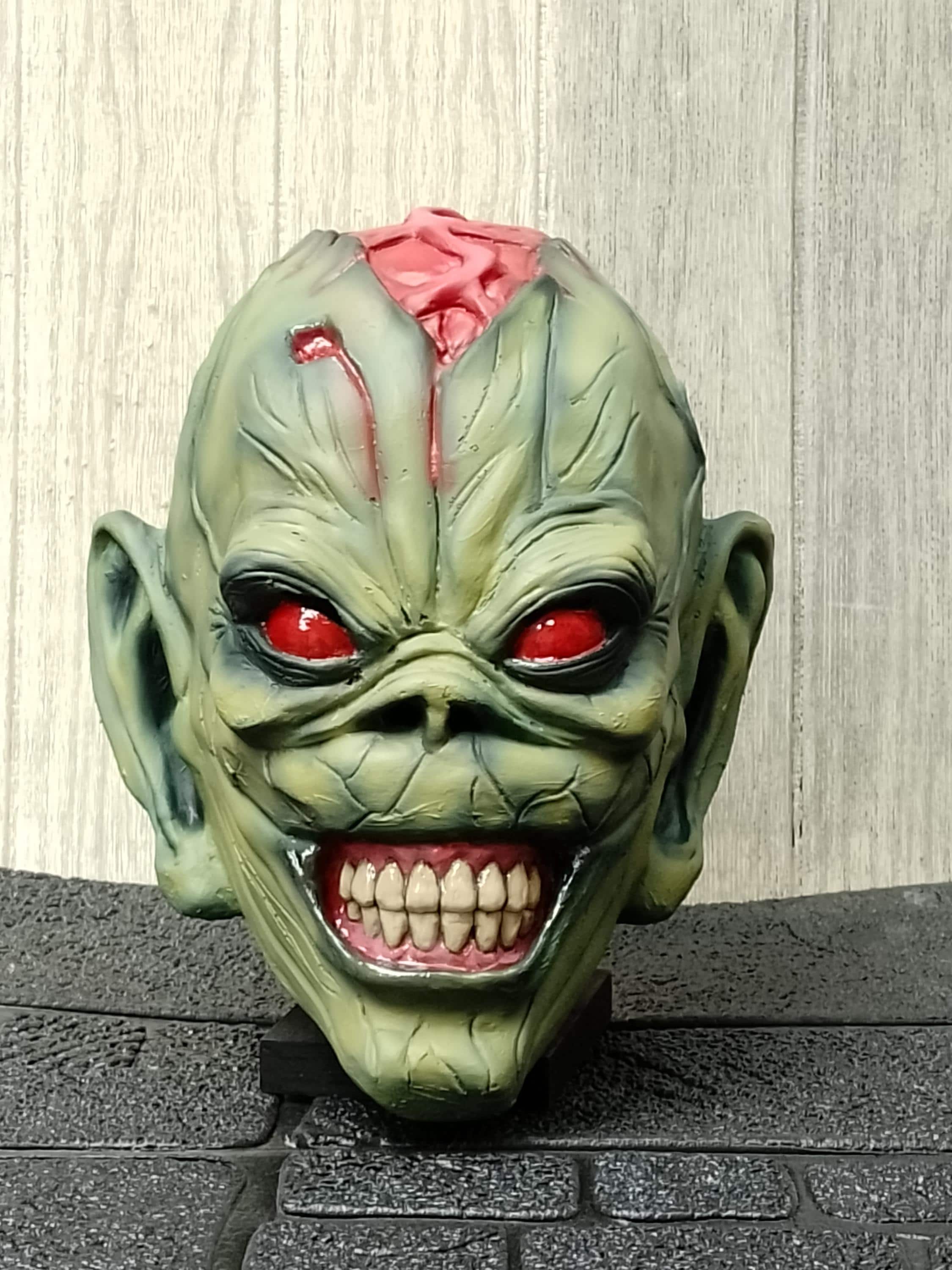 Iron Maiden Virtual XI Eddie Latex Mask, Handmade Collectible - Etsy