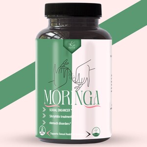 Moringa 90 Capsules, Organic Superfood Supplement Kutie