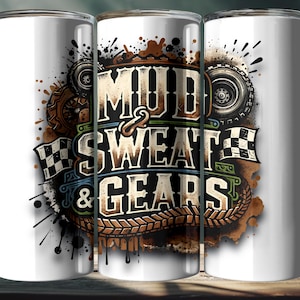 Tire Tracks Tumbler Wrap/Checkered Flag Wrap/Racing Flag Tumbler Print/Racing Tumbler Sublimation Design/Distressed Dirt Tire Track Texture