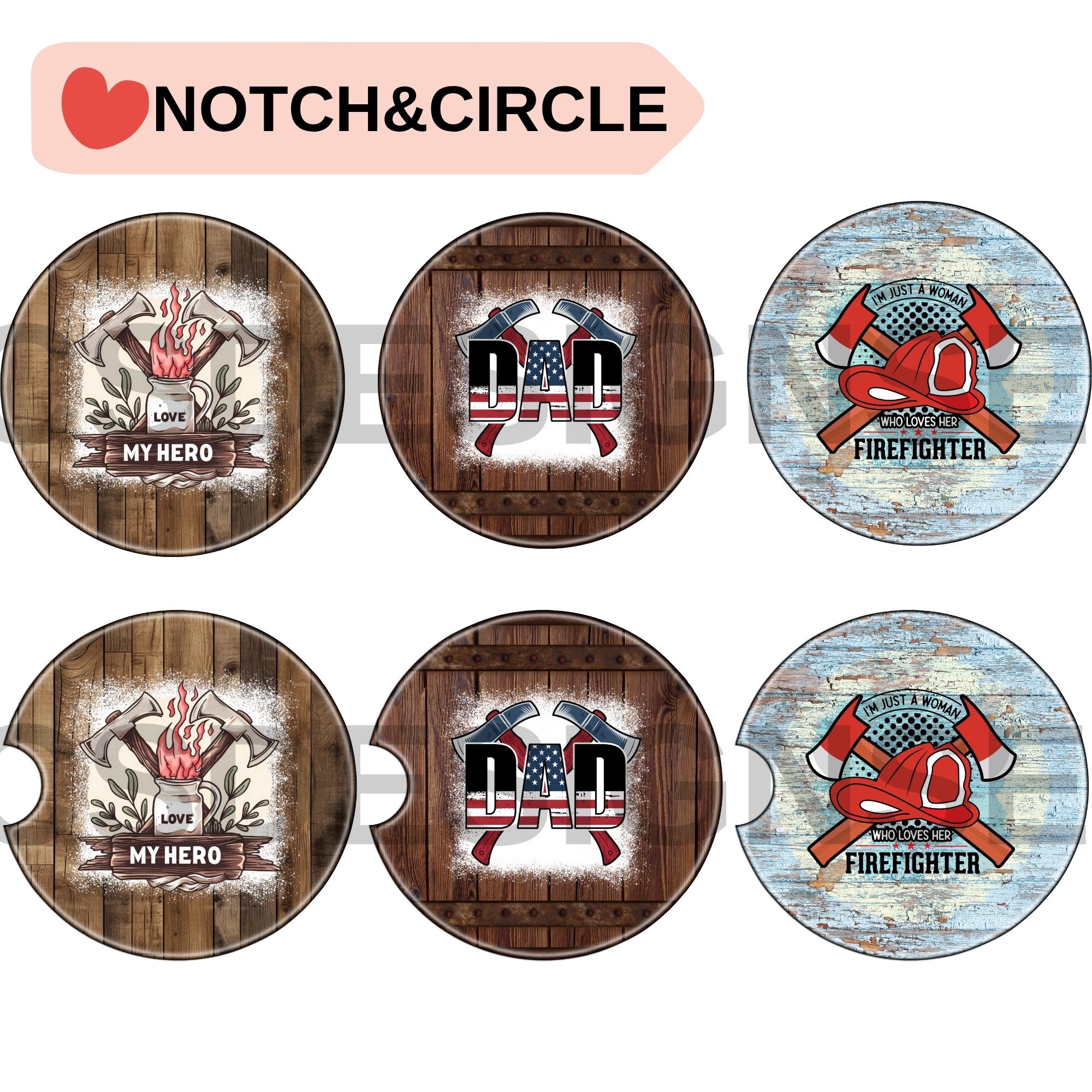 50+ Firefighter Car Coaster PNG Bundle – First Responder Sublimation ...