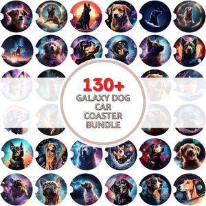 130+ Dog Car Coasters Bundle Car Coasters Sublimation Designs, Dogs Lover Car Coaster, Dog Breeds Coaster PNG Download, Puppy car coaster