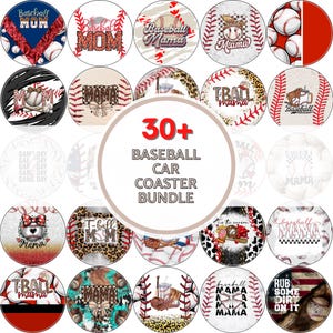 Baseball Car Coaster Png Bundle, Baseball Mom Sarcasm Coaster, Batter Swing Coaster Designs, Sassy Sublimation Graphics Instant Download