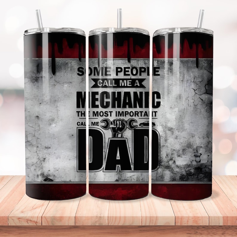 Dad Tumbler Wrap Bundle Funny Man Sayings Sublimation Father's Day Design 20oz Skinny Straight Dad Life Digital Download Grandpa Stepdad PNG image 9